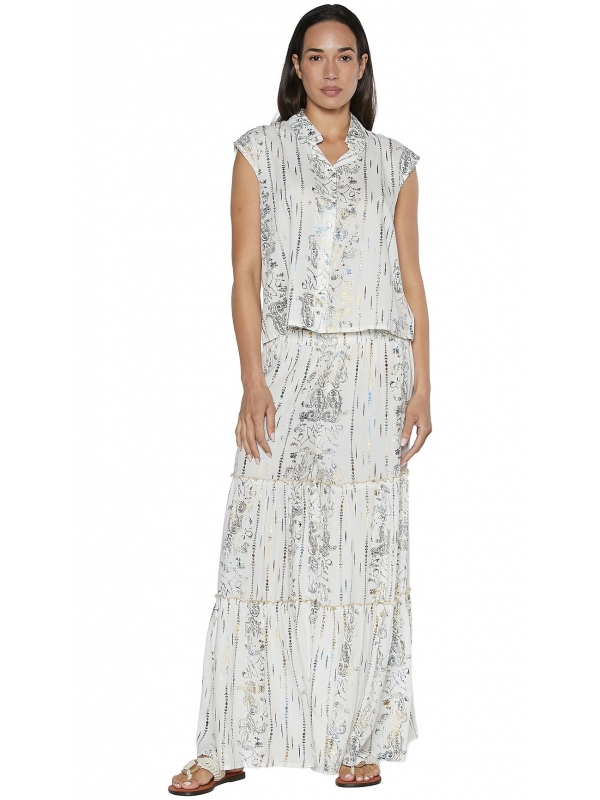 PANT WHITE LUSTER